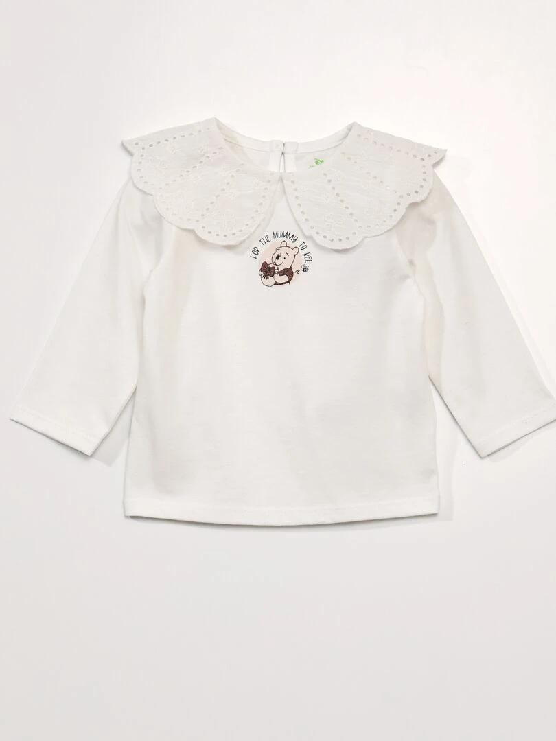 T shirt 'Disney' col fantasie Blanc