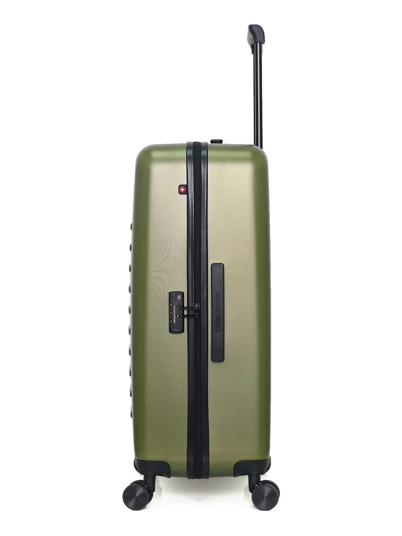 Set de 4 Valises Rigides Grand Format  Taille Moyenne  Valise Cabine et Vanity WIL M   Vert kaki