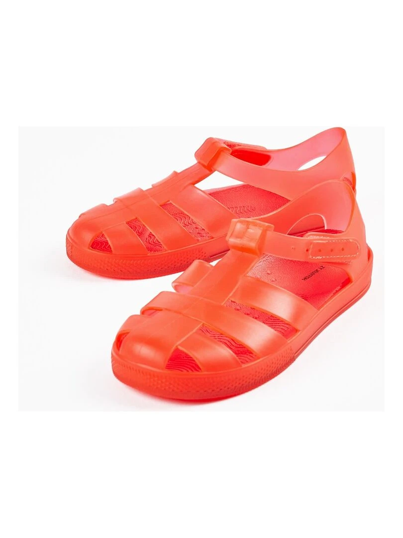 Sandales en caoutchouc pour enfant 'ZY Jellyfish' Rouge