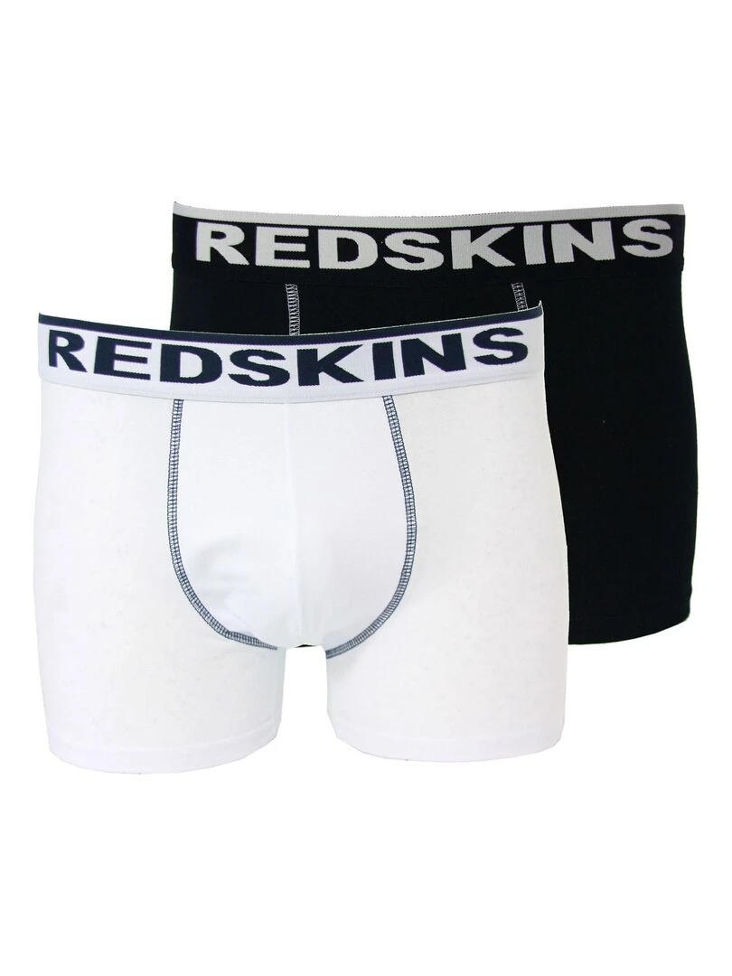 Boxer Redskins Pack De 2 Bx02 Noir