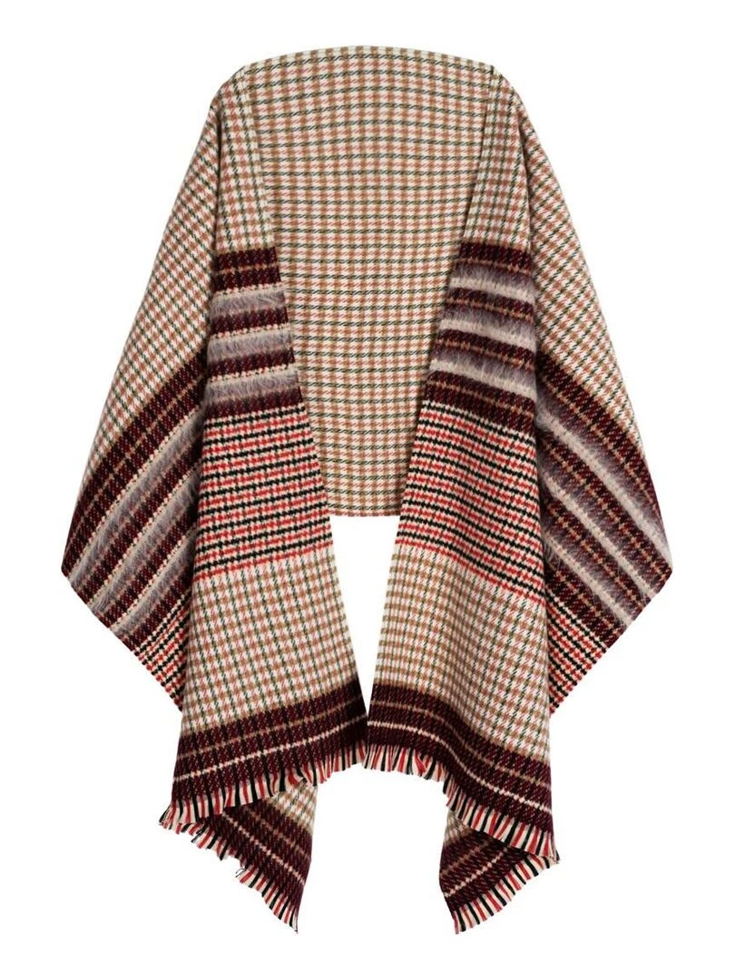 Châle Kawala Fabriqué en France Marron