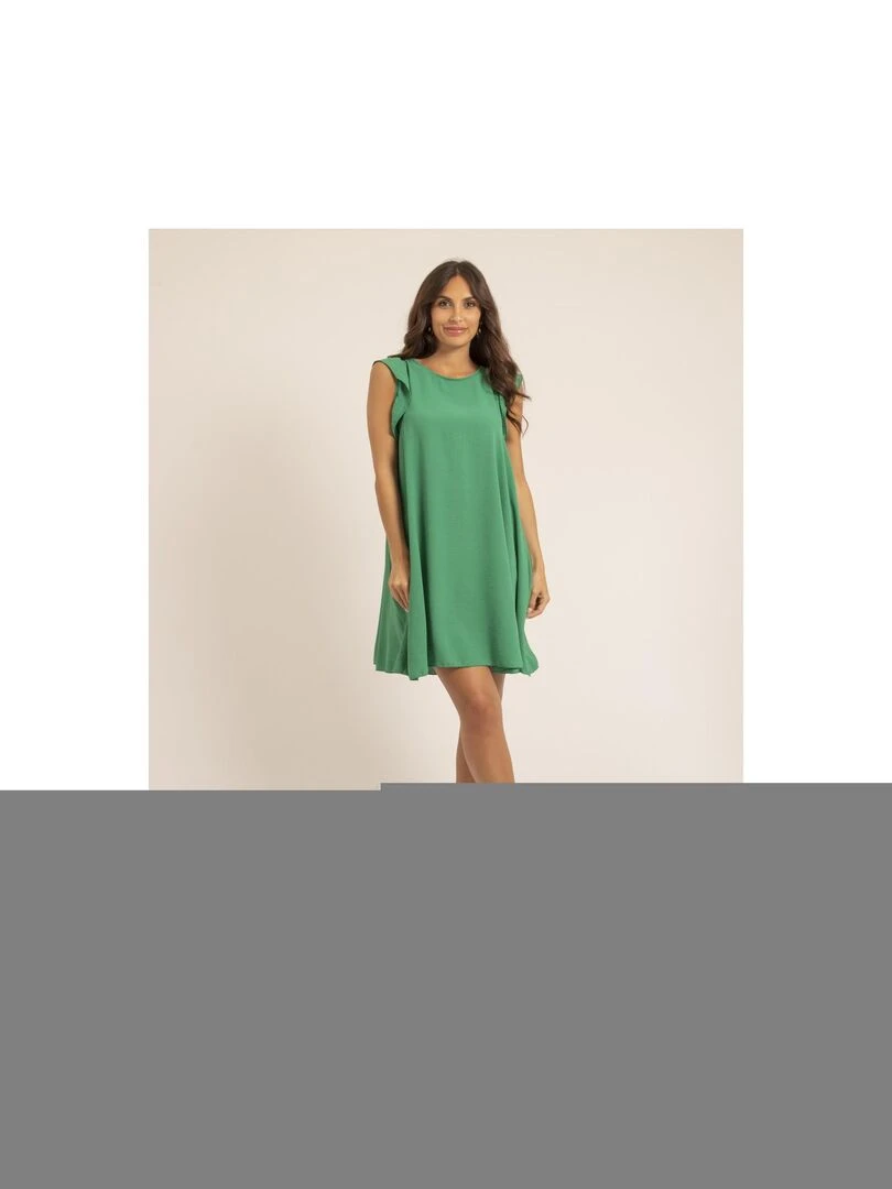Robe courte INES   Vert