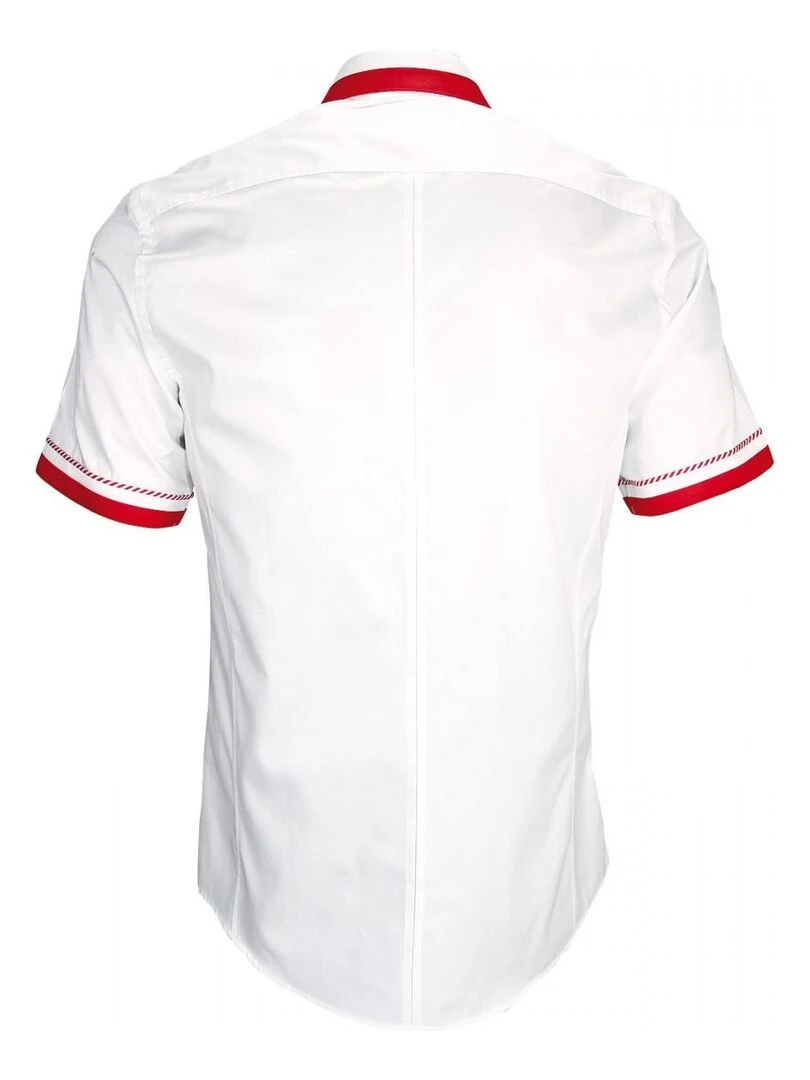 Chemisette bi matière SHEFFIELD Blanc