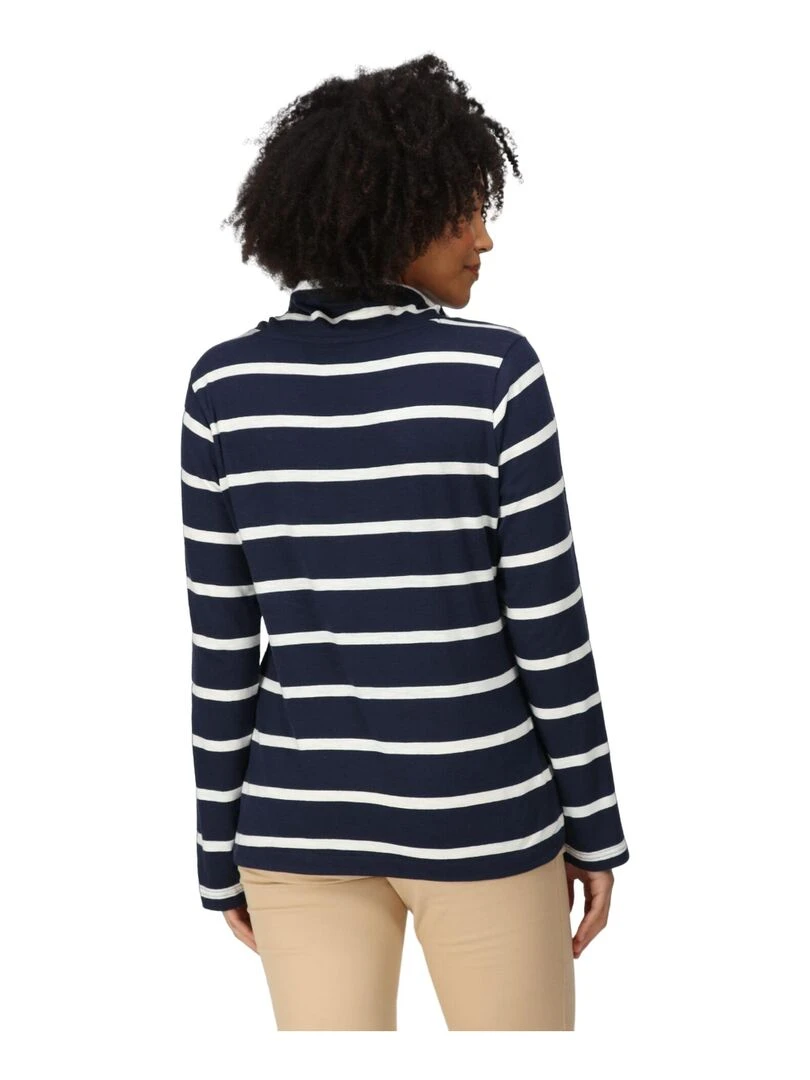 Regatta   Sweat HELVINE   Bleu Bleu marine Blanc