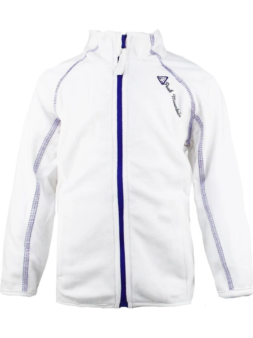 Blouson polaire fille FAFONE PEAK MOUNTAIN Blanc