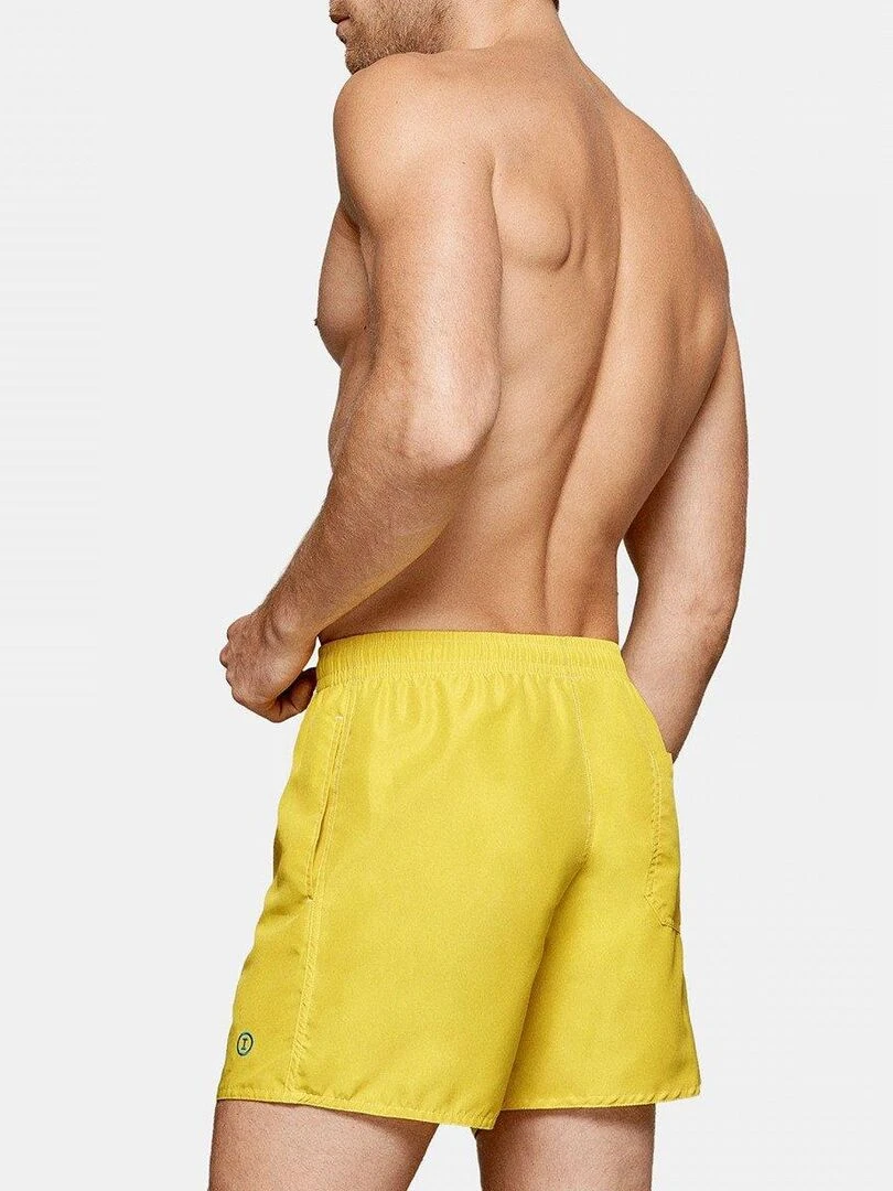 Maillot de bain short à séchage rapide Kiribati   Jaune