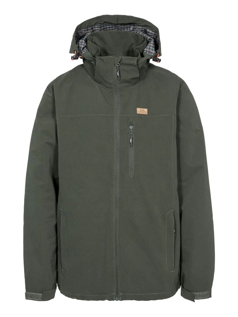 Trespass Veste imperméable WEIR Vert foncé