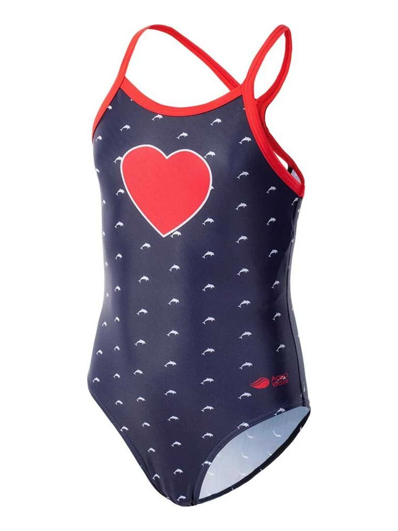 Aquawave   Maillot de bain 1 pièce TRIANGULO   Bleu Rouge Blanc