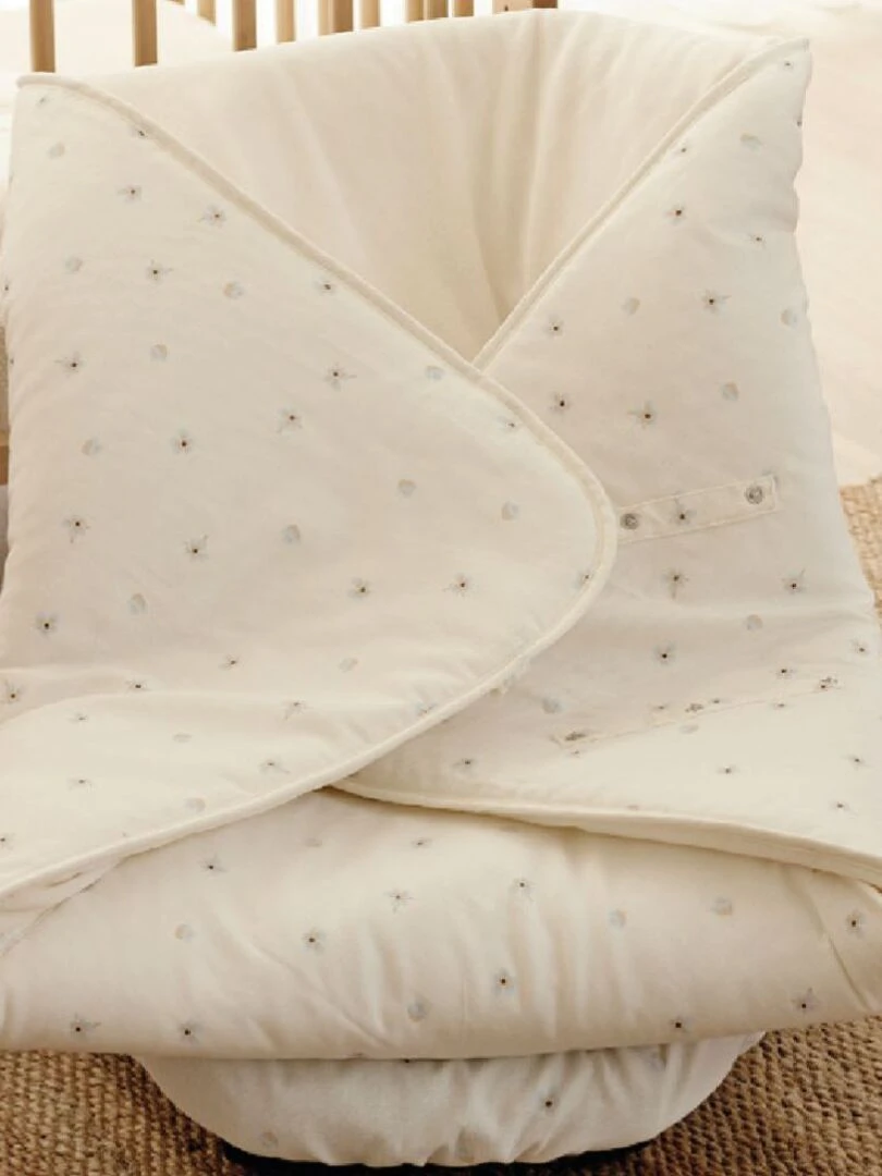 Nid d'ange passe sangle groupe 0+ Wildflower (100 cm)   Ecru