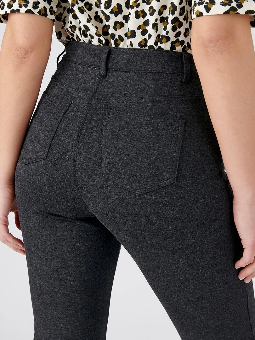 Pantalon maille milano Perfect Fit by Damart Damart gris anthracite