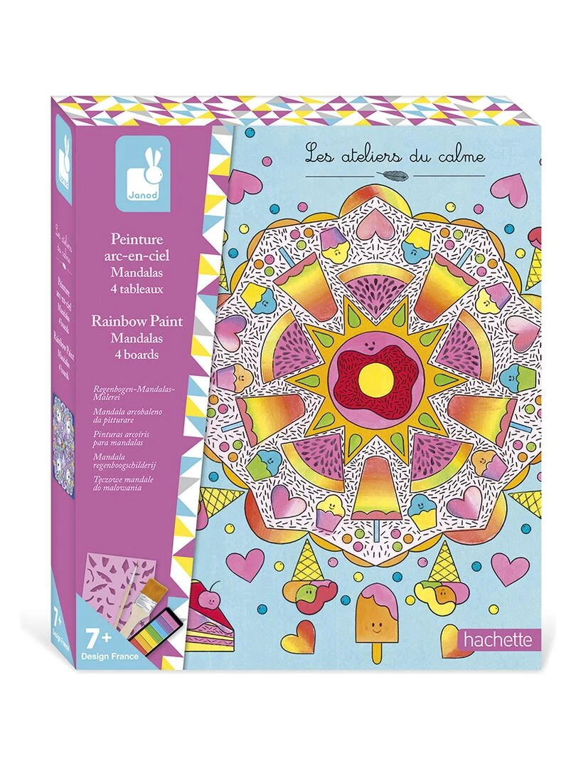 Peinture Arc en ciel Mandalas   N/A