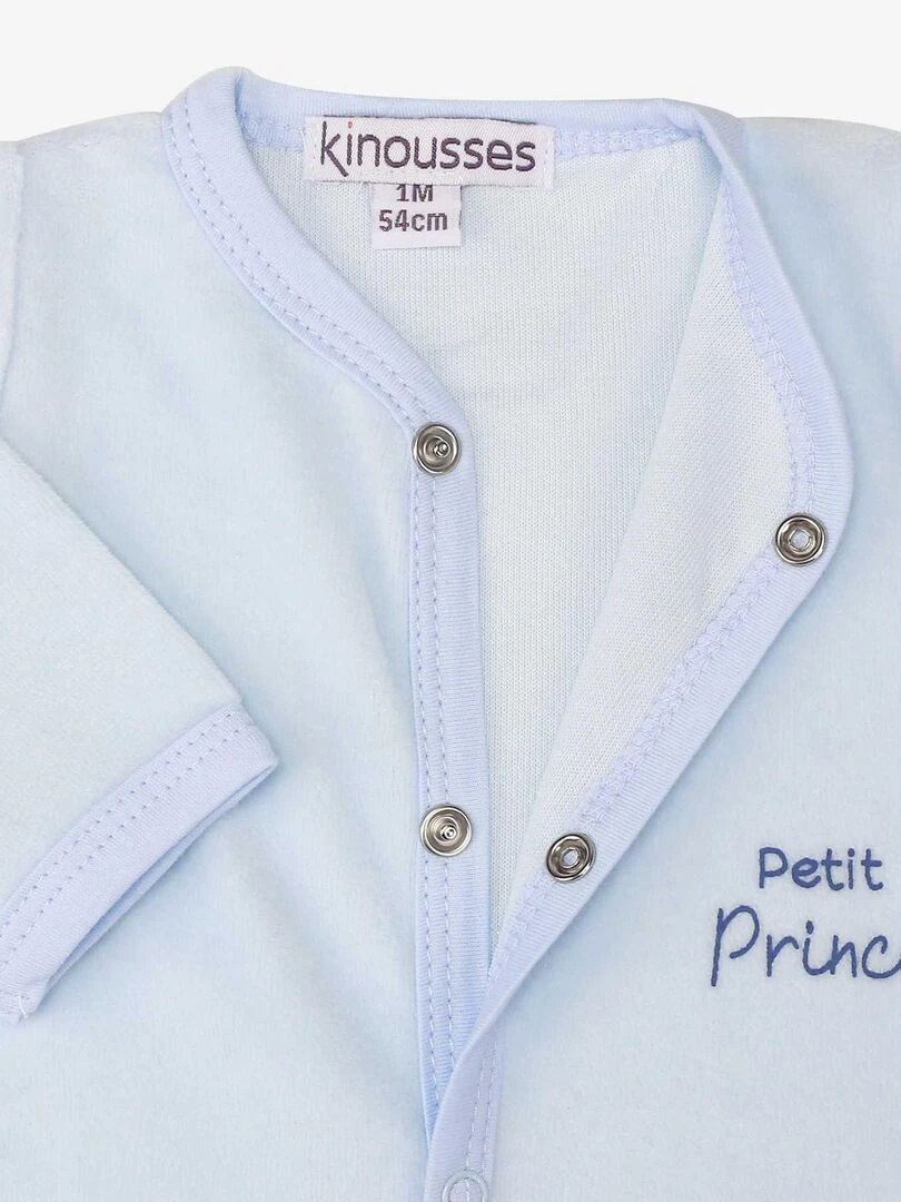 Pyjama naissance modèle Petit prince   Bleu