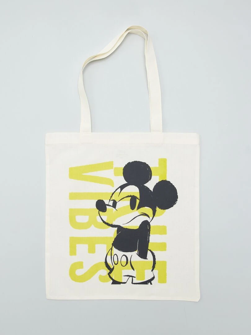Tote bag 'Mickey 'Disney' Ecru
