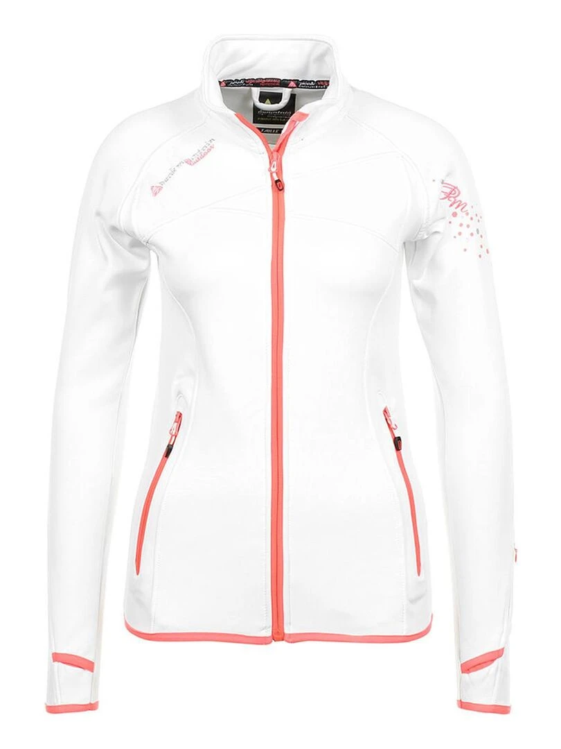 Blouson polarshell fille FACLIMATE PEAK MOUNTAIN Blanc