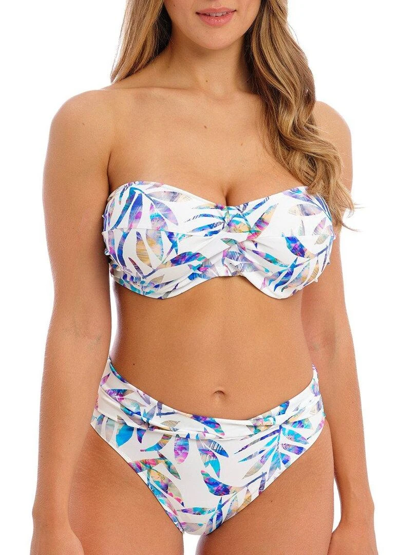 Haut de maillot de bain bandeau Calypso harbour Blanc