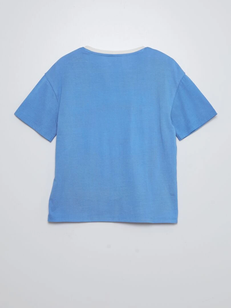 T shirt à col rond X Little Bad Wolf   Bleu
