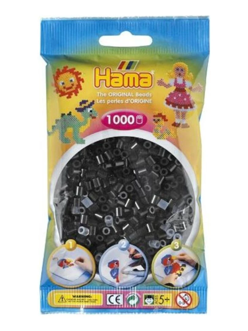 Perles en sachet Noir N/A