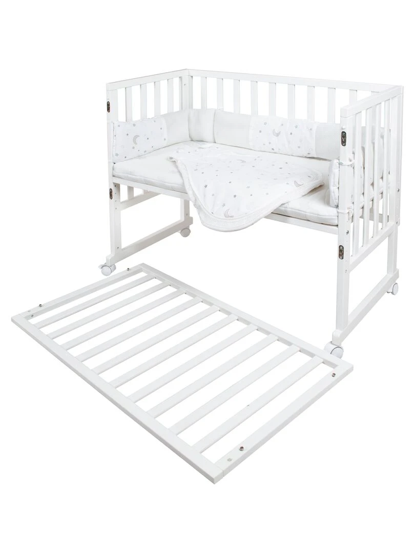 ROBA Berceau Cododo Safe Asleep® 3en1 + Équipement "Sternenzauber"   Blanc
