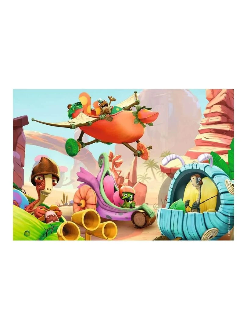 Puzzle 2 x 24 pièces gigantosaurus : Rocky bill mazu et tiny N/A