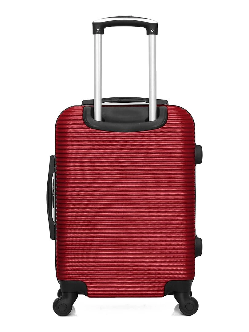 LPB   Valise Cabine ABS MUNICH 4 Roues 55 cm   Rouge