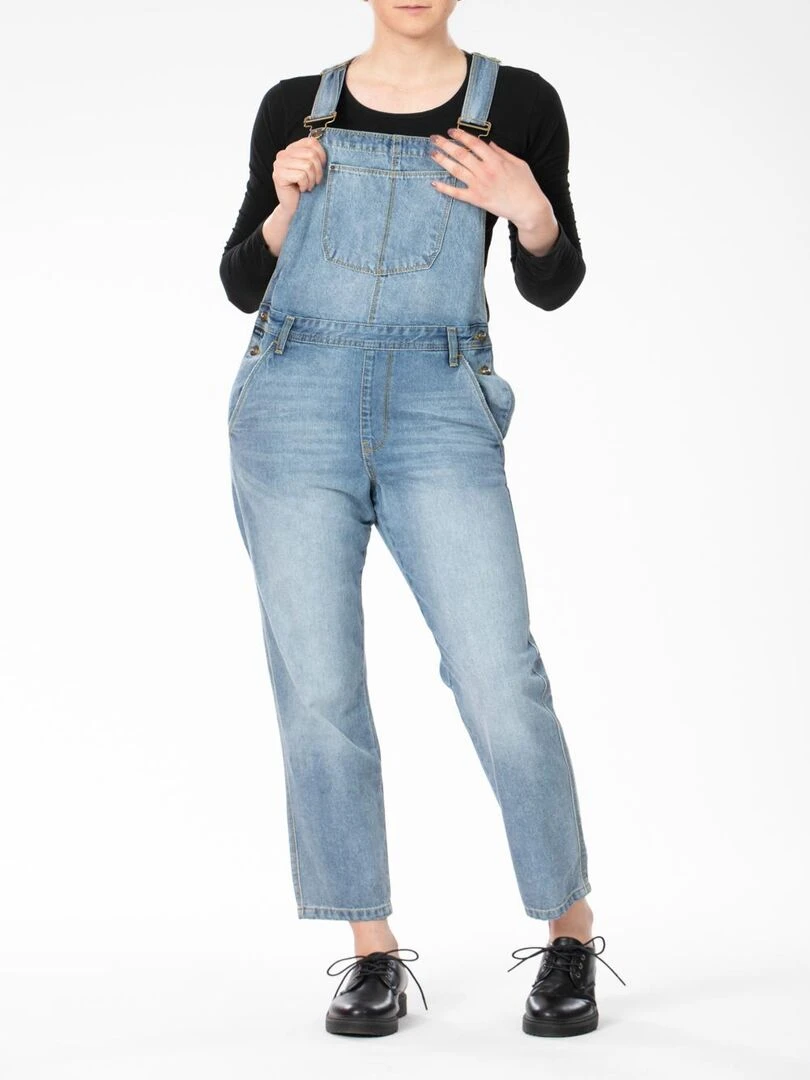 Salopette esprit workwear EBE 'Rica Lewis' Bleu