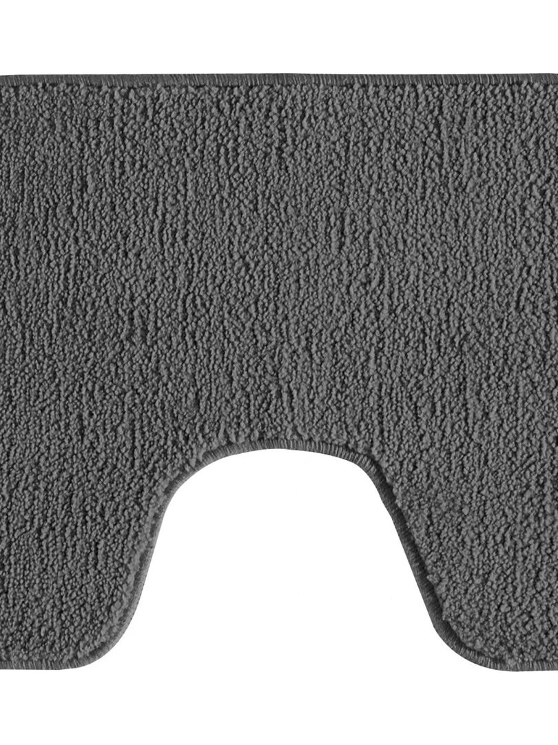 Guy Levasseur   Lot de 2 tapis de bain polyester  50x80cm +  50x40cm anthracite   gris anthracite
