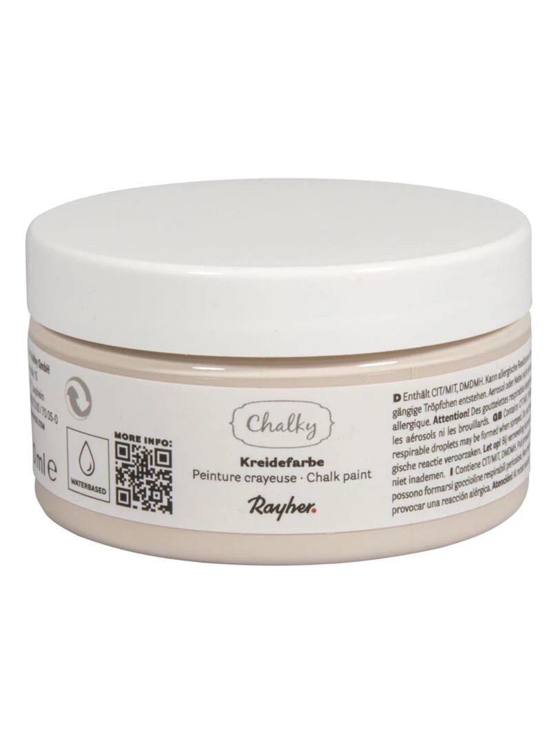 Peinture Craie Crème   Chalky Finish   100 ml   N/A