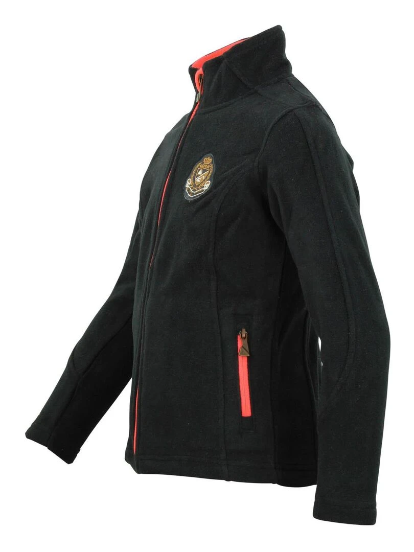 Polaire fille FASAK   PEAK MOUNTAIN   Noir Noir