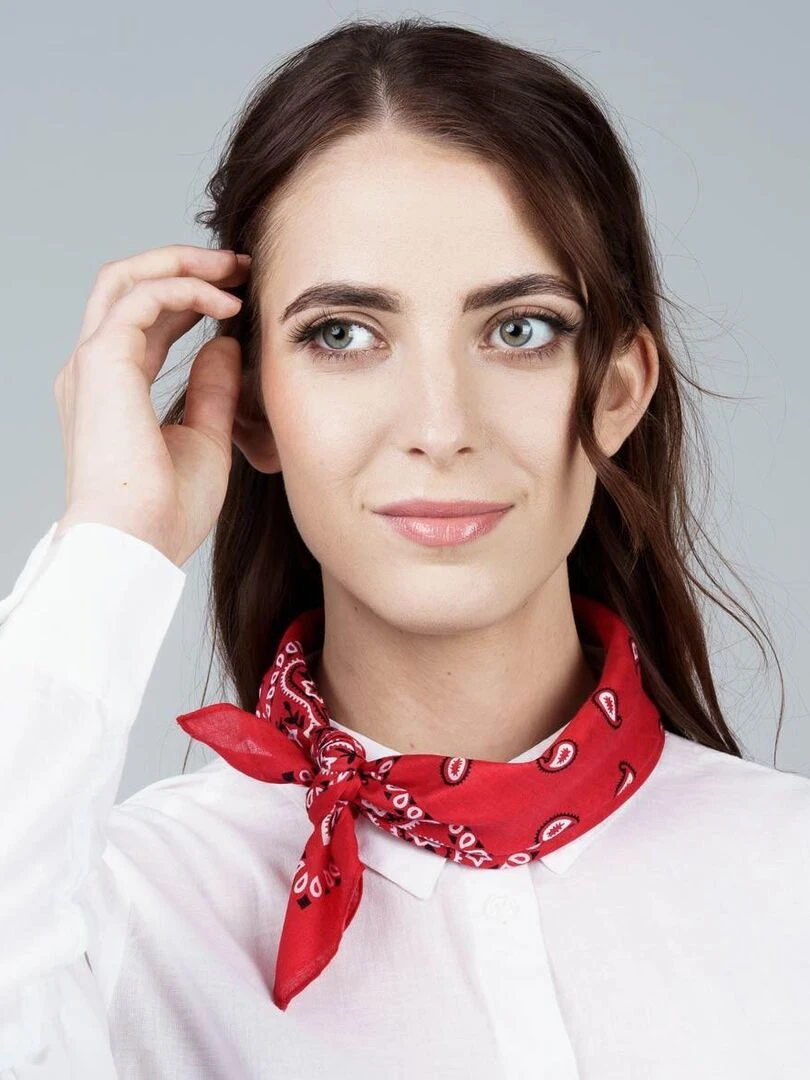 Bandana Coton U.S Premium Rouge