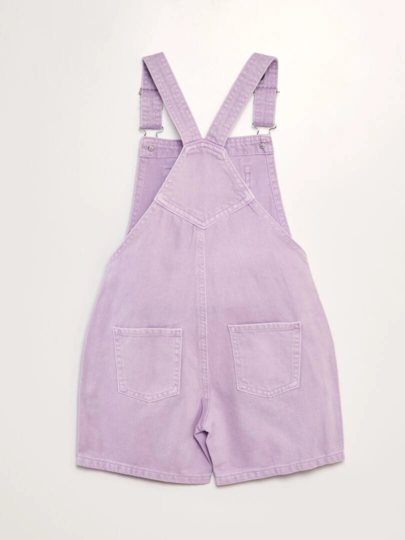 Salopette en jean Violet