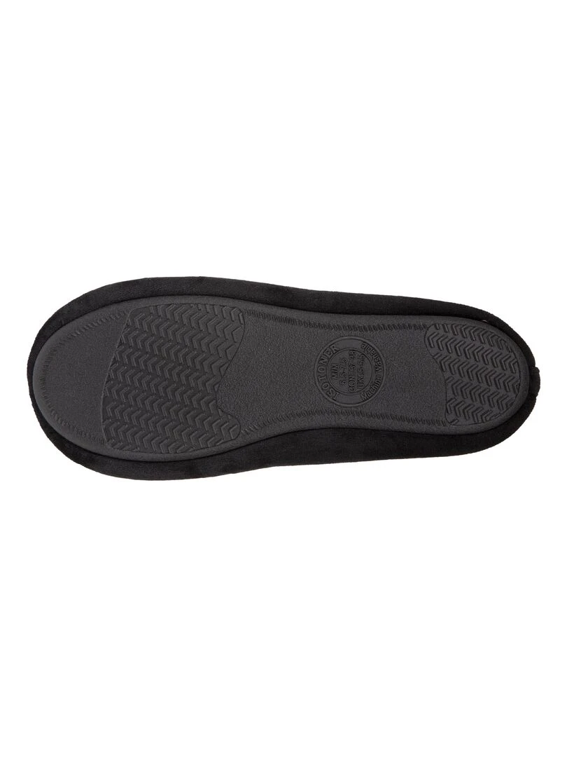Chaussons ballerines Femme Noir/Pois   Noir