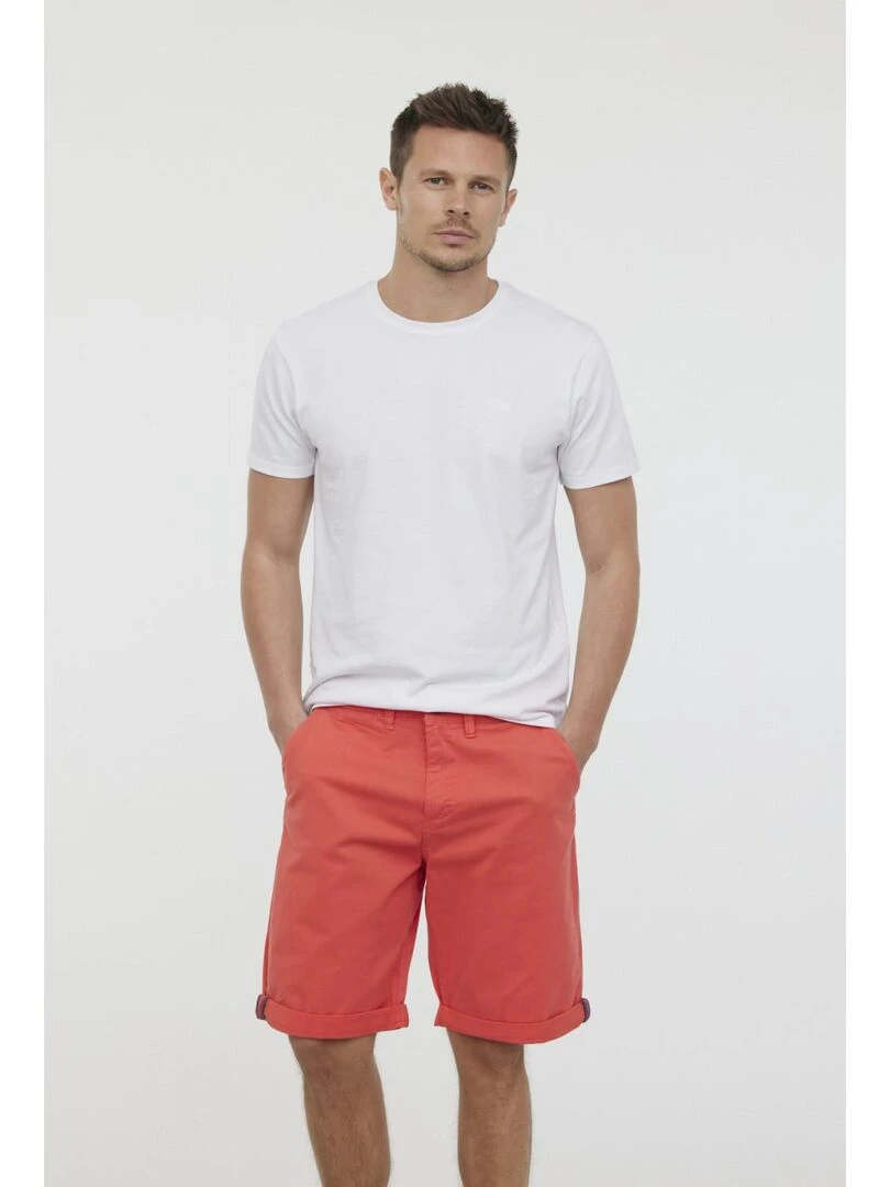 Lee Cooper Short coton regular NARO Orange