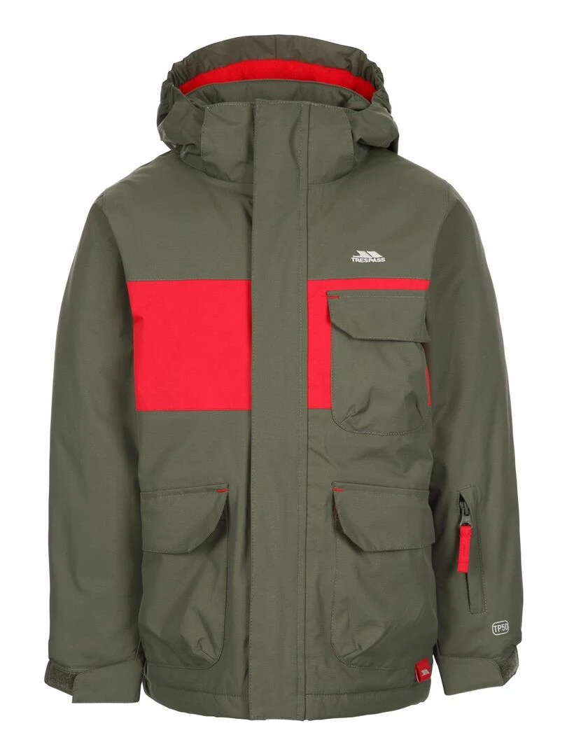 Trespass Blouson de ski MONTEE Kaki