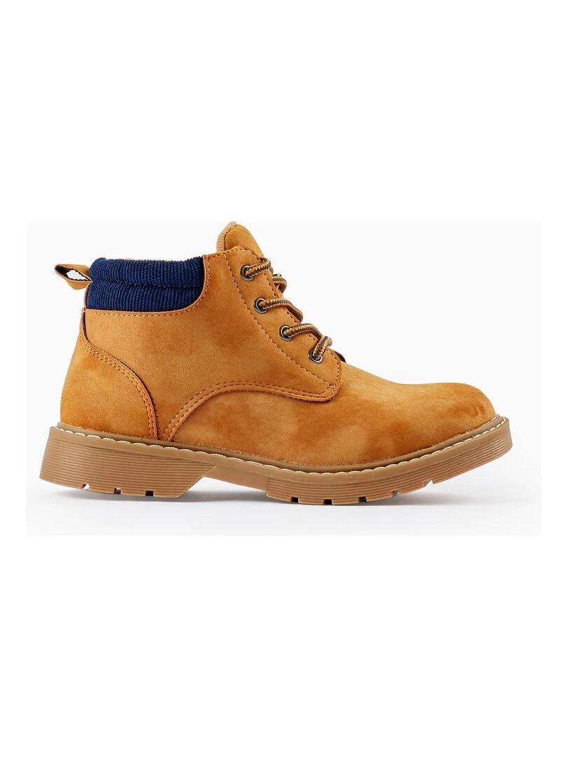 Bottes pour garçon LITERATURE CLUB Beige foncé