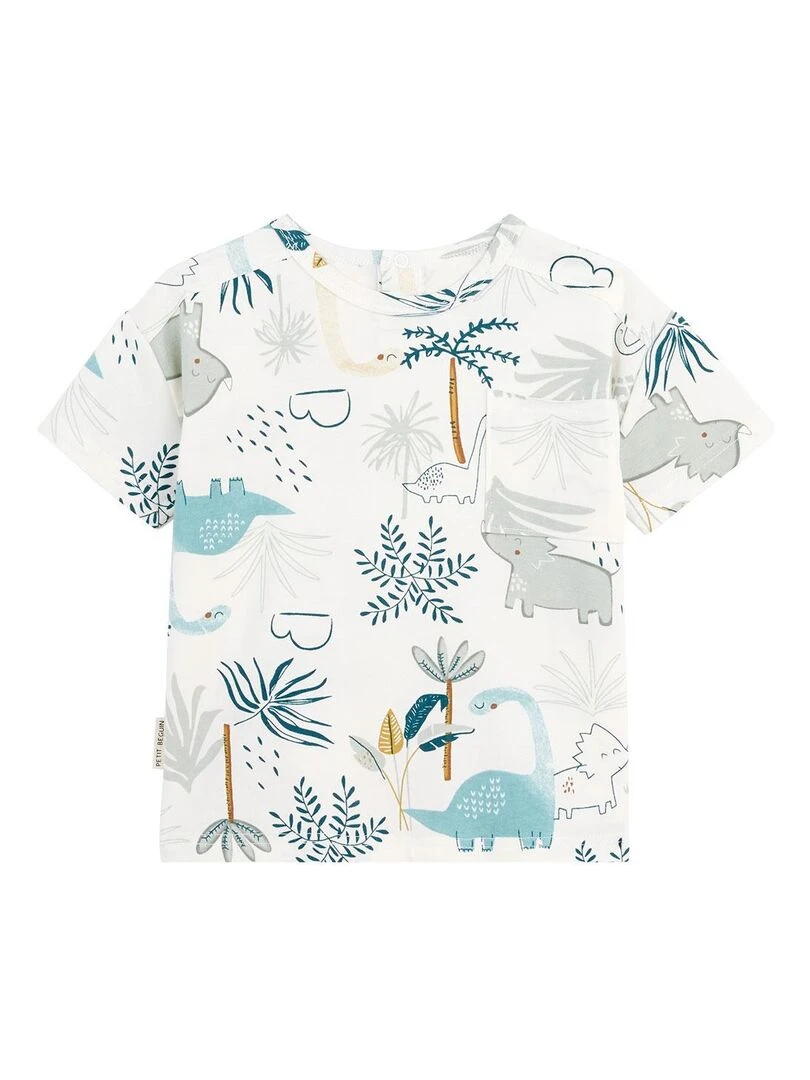 Ensemble bébé t shirt et sarouel Puka Puka   Kaki