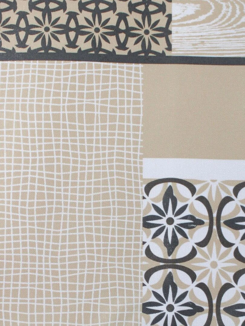 Nappe rectangle PVC 140 x 240 cm Costa Beige