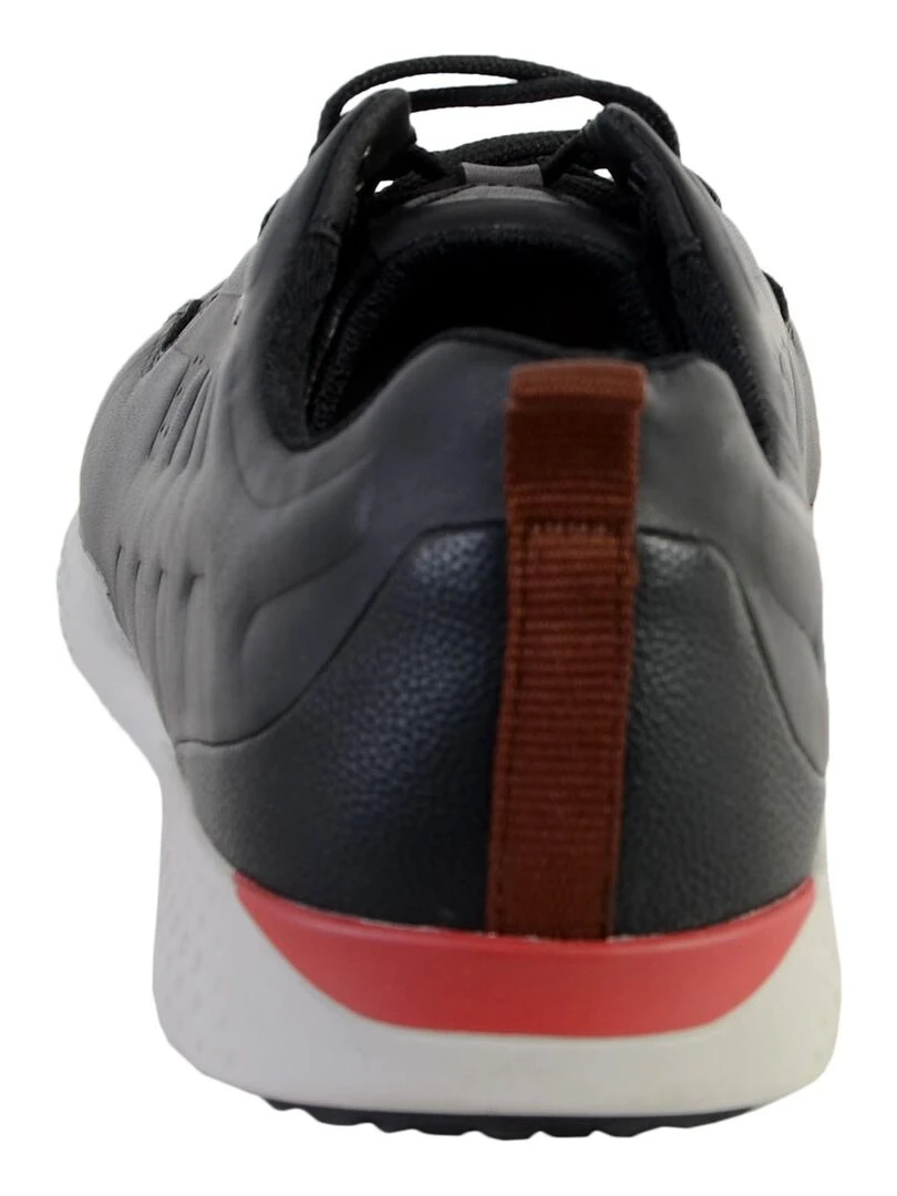Basket Geox U Snake 2 B Smo.Lea+Tumb.Syn   Noir