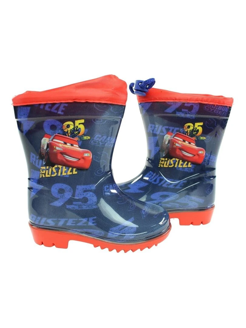 Disney Bottes garçon imprimé Cars Bleu marine