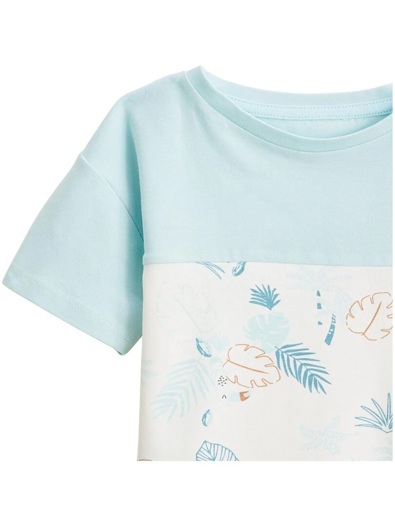 T shirt enfant Manaus   Bleu