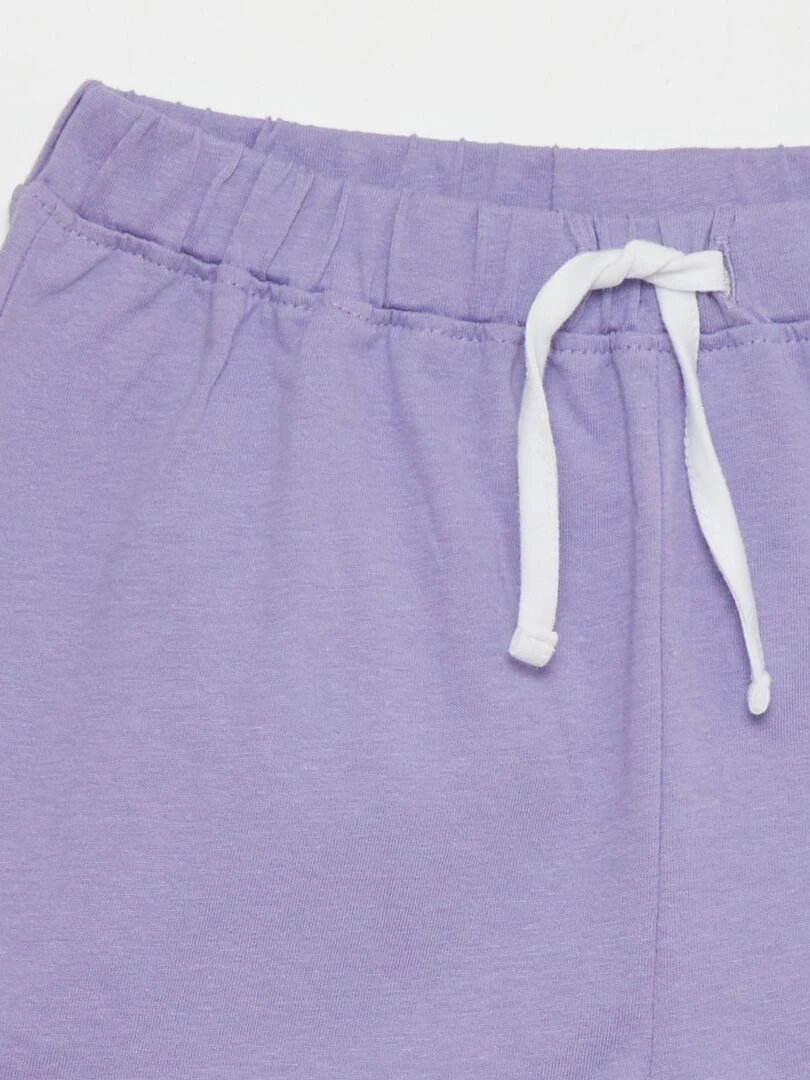 Pyjama court 'bisounours'   Violet