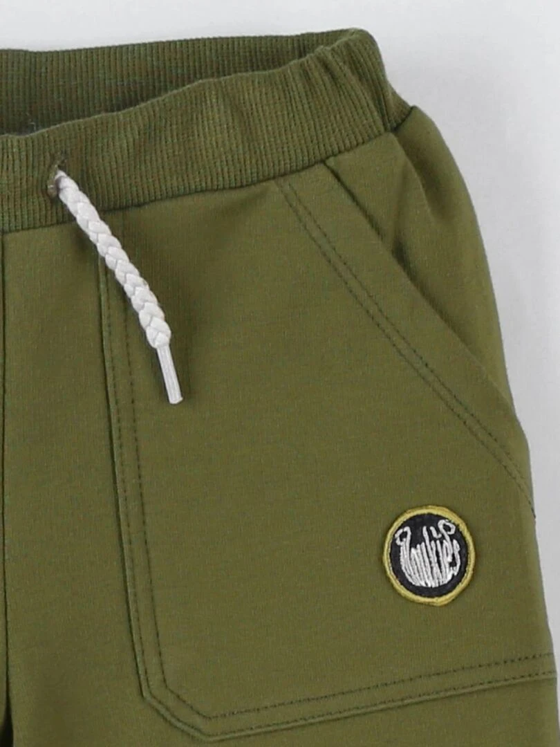 Pantalon jogging en molleton  kaki   Noukie's   Vert