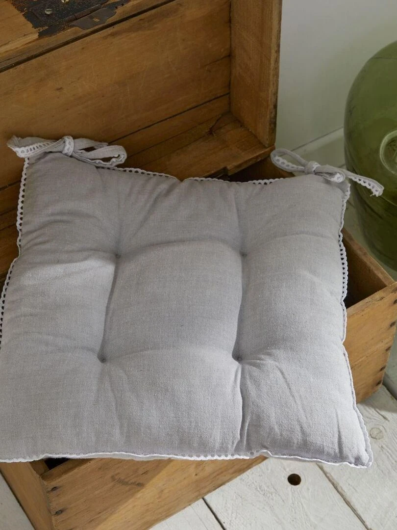 Assise matelassée  'CHARME' 'TODAY'   Gris clair