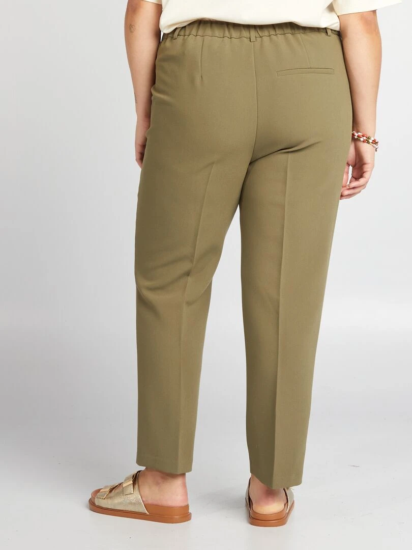 Pantalon cigarette   Kaki