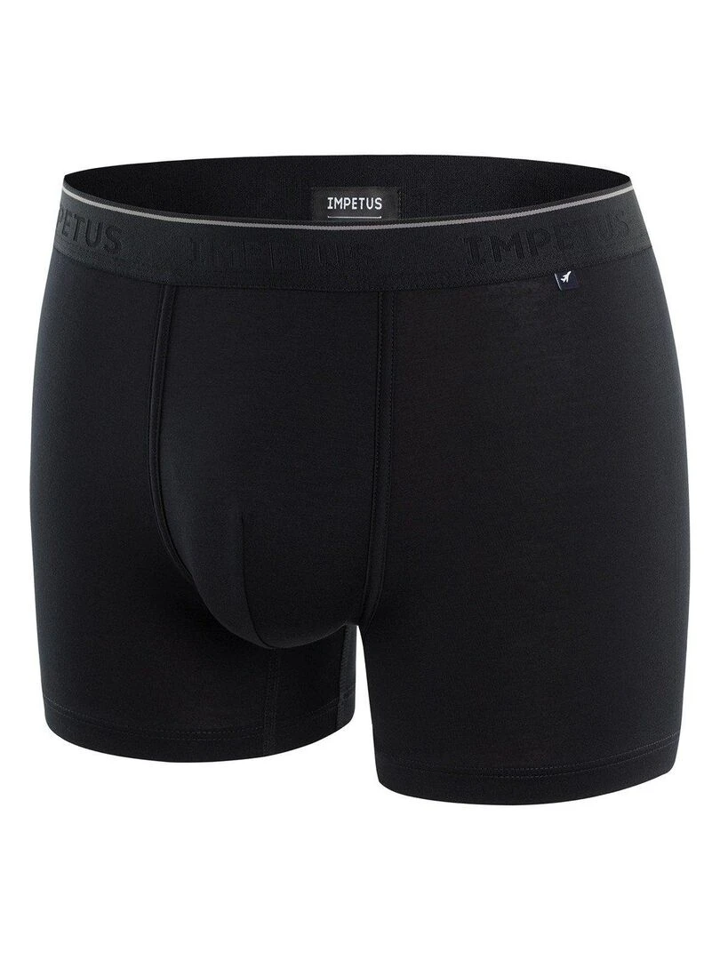 Boxer en fibre lyocell Travel   Noir