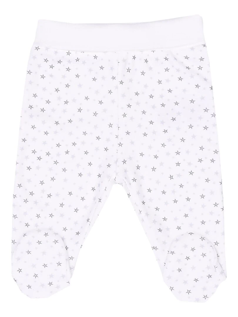 Pyjama bébé 2 pièces   ÉTOILES   Gris