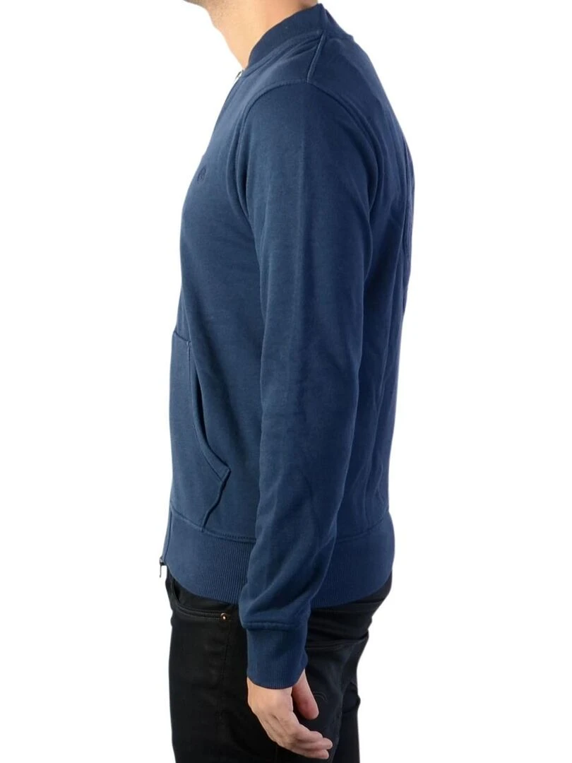 Sweat Zippé Timberland Brushbck Young Story A1MI9 Bleu