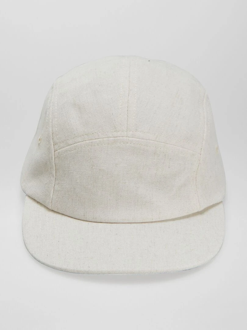 Casquette en toile Beige