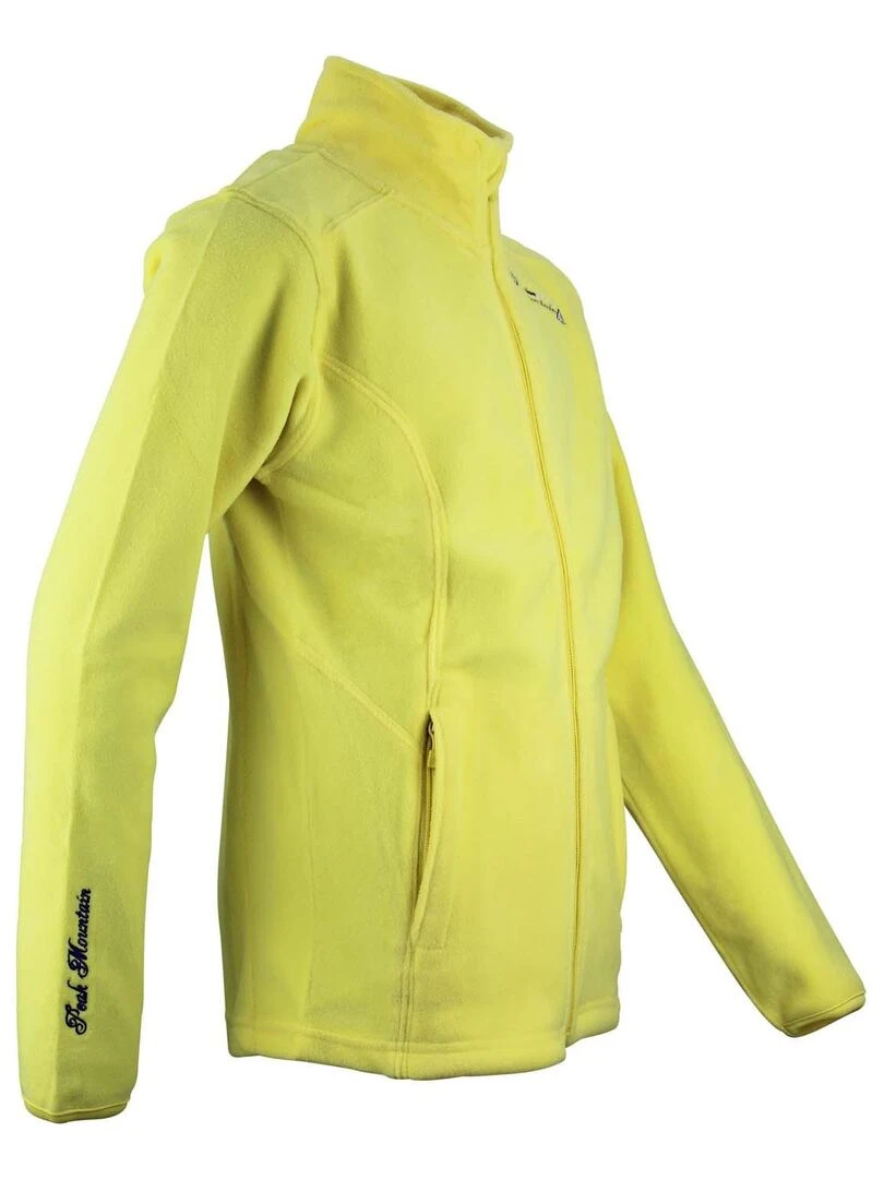 Blouson polaire fille FADARA   PEAK MOUNTAIN   Vert anis