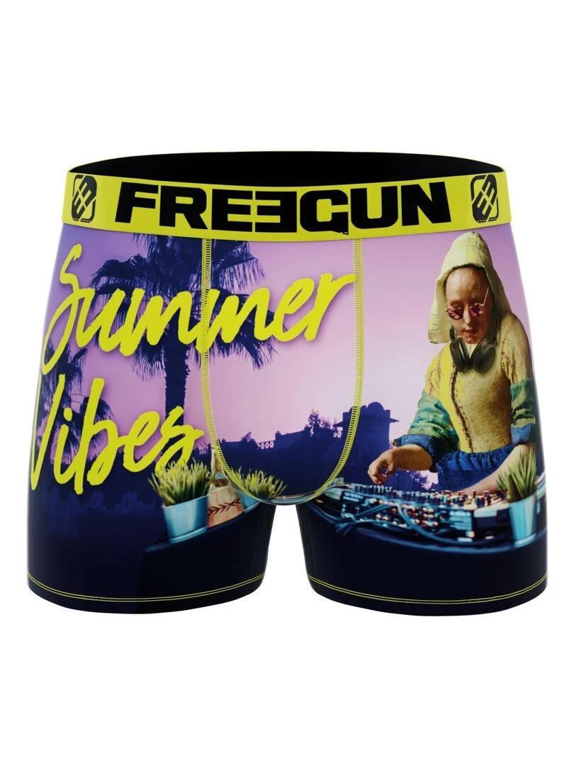 Lot de 3 boxers homme Summer Art Freegun   Rouge
