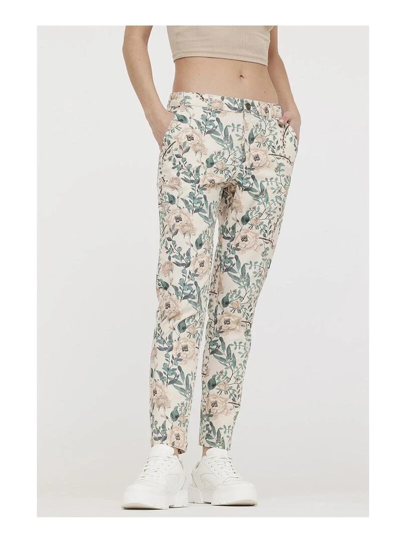 Lee Cooper Pantalon coton slim JEMILA Beige